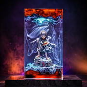 Monkey D. Luffy Resin Lamp – One Piece Straw Hat Pirate Epoxy LED Anime Night Light & Collectible Diorama