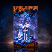 God-King Garen Resin Lamp – League of Legends Lion Guardian Epoxy LED Gaming Night Light