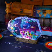 Finding Nemo Epoxy Resin Lamp – Nemo Clownfish & Sea Turtle Coral Reef Diorama Light