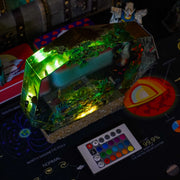 Underwater Coral Reef Epoxy Resin Lamp – Whale Shark, Sea Turtle & Diver Ocean Diorama