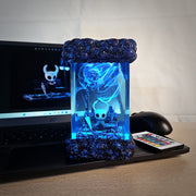 Hollow Knight Epoxy Resin Lamp – The Knight RGB LED Diorama Night Light