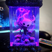 Hollow Knight Epoxy Resin Lamp – The Knight Hallownest Gaming Diorama Light
