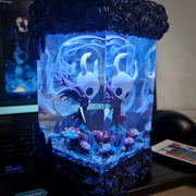 Hollow Knight Epoxy Resin Lamp – The Knight Hallownest Gaming Diorama Light