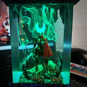 Hollow Knight Hornet Epoxy Resin Lamp – Hornet Dark Fantasy Diorama Light