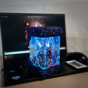 Hollow Knight Hornet Epoxy Resin Lamp – Hornet Dark Fantasy Diorama Light