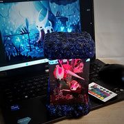 Hollow Knight & Hornet Epoxy Resin Lamp – Hallownest Gaming Diorama Light