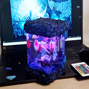 Hollow Knight & Hornet Epoxy Resin Lamp – Hallownest Gaming Diorama Light