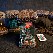 Smaug Lord of the Rings Epoxy Resin Lamp – Dragon Hoard LED Diorama Light
