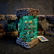 Smaug Lord of the Rings Epoxy Resin Lamp – Dragon Hoard LED Diorama Light