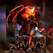 Balrog vs Gandalf Epoxy Resin Lamp – Lord of the Rings Bridge of Khazad-dûm Diorama