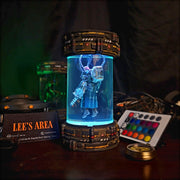 Nemesis Resident Evil Epoxy Resin Lamp – Biohazard Containment Chamber Diorama