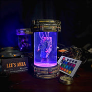 Nemesis Resident Evil Epoxy Resin Lamp – Biohazard Containment Chamber Diorama