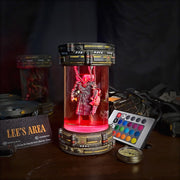 Nemesis Resident Evil Epoxy Resin Lamp – Biohazard Containment Chamber Diorama