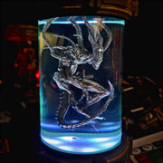 Xenomorph Alien Epoxy Resin Lamp – Sci‑Fi Specimen Pod RGB LED Night Light