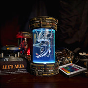 Xenomorph Alien Epoxy Resin Lamp – Sci‑Fi Specimen Pod RGB LED Night Light