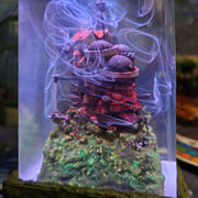 Howl’s Moving Castle Epoxy Resin Lamp – Studio Ghibli Fantasy LED Diorama Light
