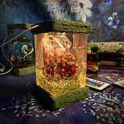 Howl’s Moving Castle Epoxy Resin Lamp – Studio Ghibli Fantasy LED Diorama Light