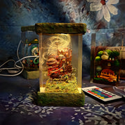 Howl’s Moving Castle Epoxy Resin Lamp – Studio Ghibli Fantasy LED Diorama Light