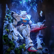 Gundam RX-78-2 Epoxy Resin Lamp – Mobile Suit RGB LED Diorama Night Light
