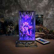 Gundam RX-78-2 Epoxy Resin Lamp – Mobile Suit RGB LED Diorama Night Light