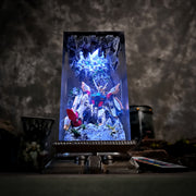 Gundam Epoxy Resin Lamp – Mobile Suit Mecha Anime Diorama Night Light