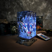 Gundam Epoxy Resin Lamp – Mobile Suit Mecha Anime Diorama Night Light