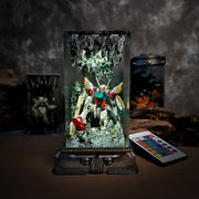 Gundam Epoxy Resin Lamp – Mobile Suit Mecha Anime Diorama Night Light