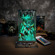 Gundam Epoxy Resin Lamp – Mobile Suit Mecha Anime Diorama Night Light
