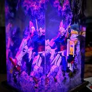Gundam Epoxy Resin Lamp – Mobile Suit Mecha Anime Diorama Night Light