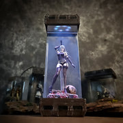 NieR Automata A2 Epoxy Resin Lamp – YoRHa Android Warrior Diorama Light