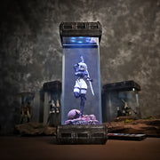 2B NieR:Automata Epoxy Resin Lamp – YoRHa Android RGB LED Diorama Light