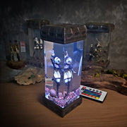 2B NieR:Automata Epoxy Resin Lamp – YoRHa Android RGB LED Diorama Light