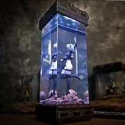 2B NieR:Automata Epoxy Resin Lamp – YoRHa Android RGB LED Diorama Light