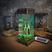 P2 NieR:Automata Epoxy Resin Lamp – YoRHa Android RGB LED Diorama Light