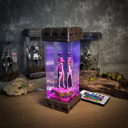P2 NieR:Automata Epoxy Resin Lamp – YoRHa Android RGB LED Diorama Light