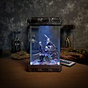 NieR Automata 2B 9S & A2 Epoxy Resin Lamp – YoRHa Trio Diorama Light