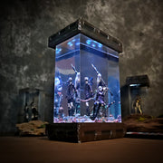 NieR Automata 2B 9S & A2 Epoxy Resin Lamp – YoRHa Trio Diorama Light