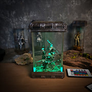 NieR Automata 2B 9S & A2 Epoxy Resin Lamp – YoRHa Trio Diorama Light