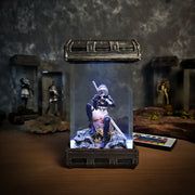 2B NieR Automata Epoxy Resin Lamp – YoRHa Android Gaming Diorama Light