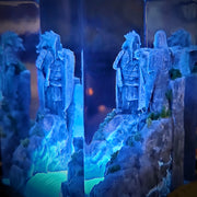 Naruto Valley of the End Epoxy Resin Lamp – Madara & Hashirama LED Diorama Light