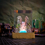 Naruto Valley of the End Epoxy Resin Lamp – Madara & Hashirama LED Diorama Light