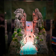 Naruto Valley of the End Epoxy Resin Lamp – Madara & Hashirama LED Diorama Light