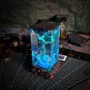 Poseidon Greek Mythology Resin Lamp – God of the Sea & Ocean Wave Diorama Light