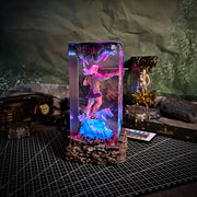 Poseidon Greek Mythology Resin Lamp – God of the Sea & Ocean Wave Diorama Light