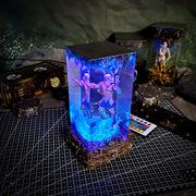Poseidon Greek Mythology Resin Lamp – God of the Sea & Ocean Wave Diorama Light