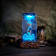 Poseidon Greek Mythology Resin Lamp – God of the Sea & Ocean Wave Diorama Light