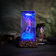 Poseidon Greek Mythology Resin Lamp – God of the Sea & Ocean Wave Diorama Light