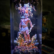 Zeus Epoxy Resin Lamp – Greek God of Thunder LED Resin Diorama Night Light
