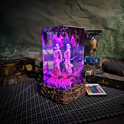 Zeus Epoxy Resin Lamp – Greek God of Thunder LED Resin Diorama Night Light