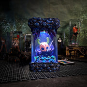 Hollow Knight Pumpkin Knight Epoxy Resin Lamp – Dark Forest Mushroom Diorama Light